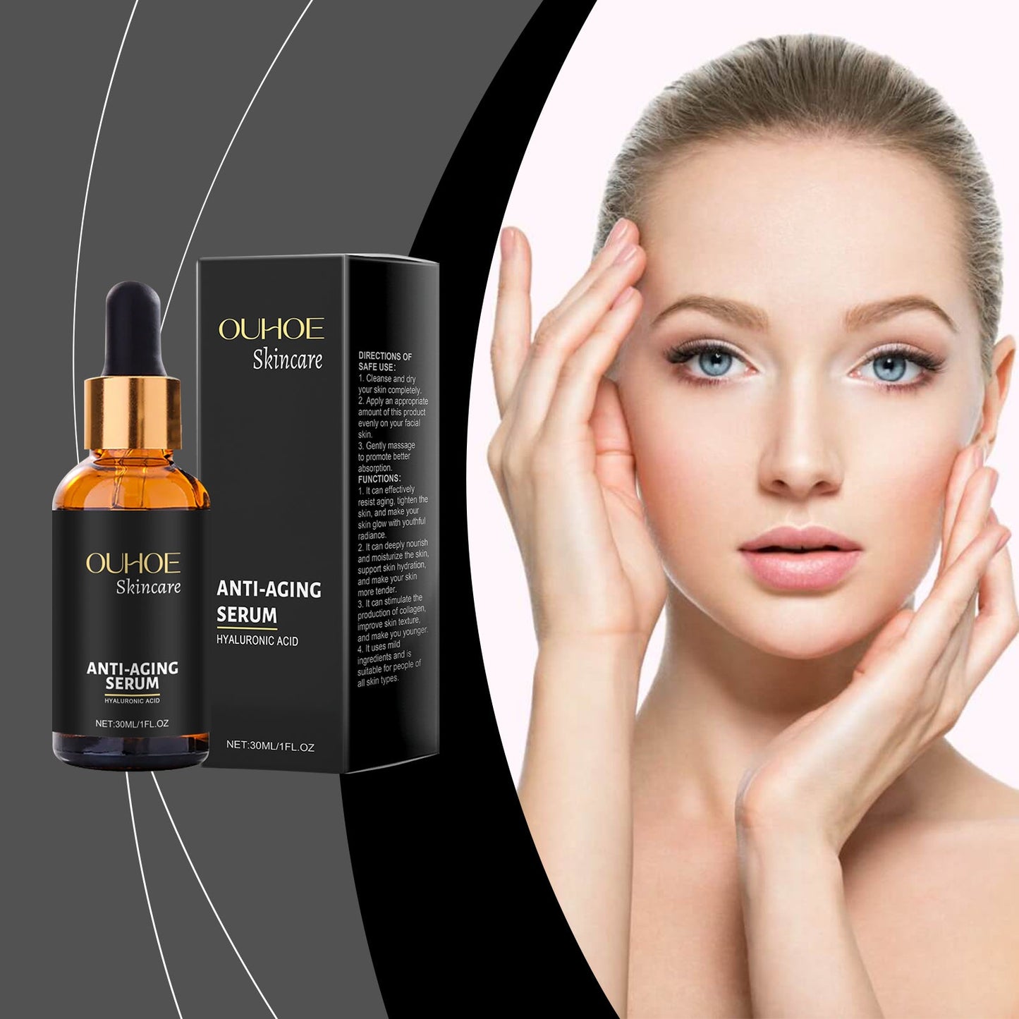 OUHOE Facial Moisturizing Essence, Gently Care Facial Skin And Rejuvenate Skin