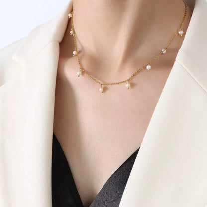 Freshwater Pearl 18K Gold-Plated Necklace
