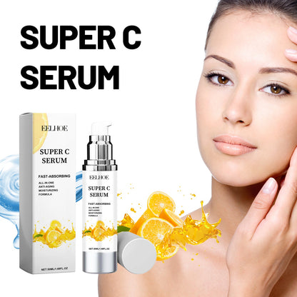EELHOE Super C Serum, Refresh The White Skin Hydrating Moisture Soft Delicate Skin Essence