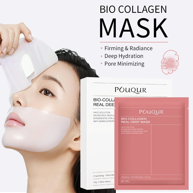 Bio Collagen Face Mask, 4-Pack
