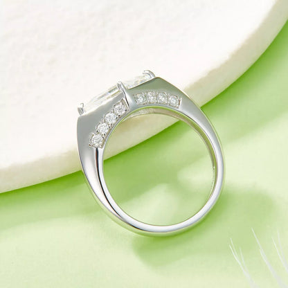 2 Carat Moissanite 925 Sterling Silver Ring