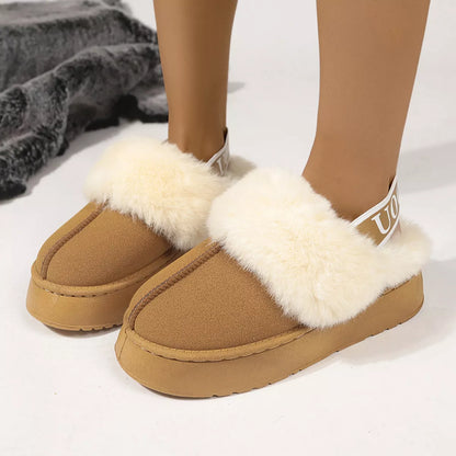 Round Toe Platform Ankle Boots
