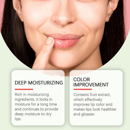 Hoygi Green Apple Lip Mask, Moisturizing And Moisturizing Lips, Reducing Lip Lines, Preventing Dry Cracks, Removing Dead Skin And Moisturizing Care Lip Mask