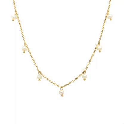 Freshwater Pearl 18K Gold-Plated Necklace