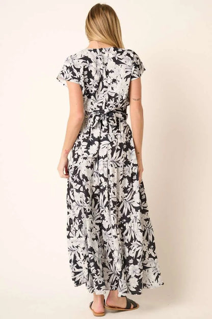 Mittoshop Tropical Print Top and Skirt Set