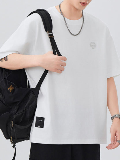 Men's Plus Size Round Neck Short Sleeve T-Shirt