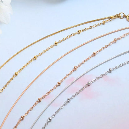 Titanium Steel Double Layered Bracelet