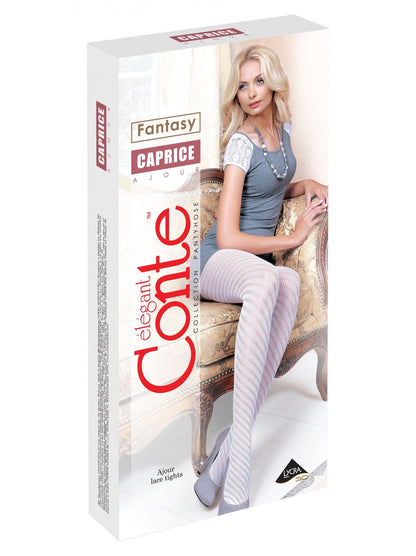 Conte Caprice - Cotton Ajour Openwork Women's Tights (13С-42СП)