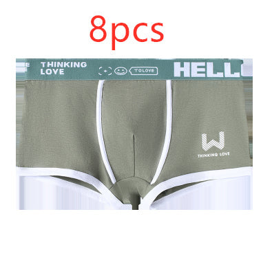 Men's Boxers Trendy Breathable Contrast Color