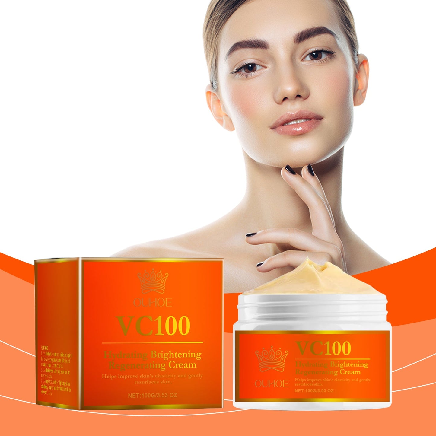 OUHOE Firming Moisturizing Cream, Hydrating Moisturizing Cream Firming Facial Skin, Nourishing And Enhancing Skin Shine