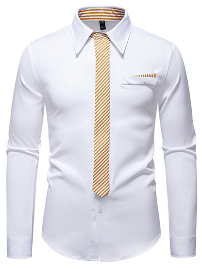 Men's Button Up Long Sleeve Shirt