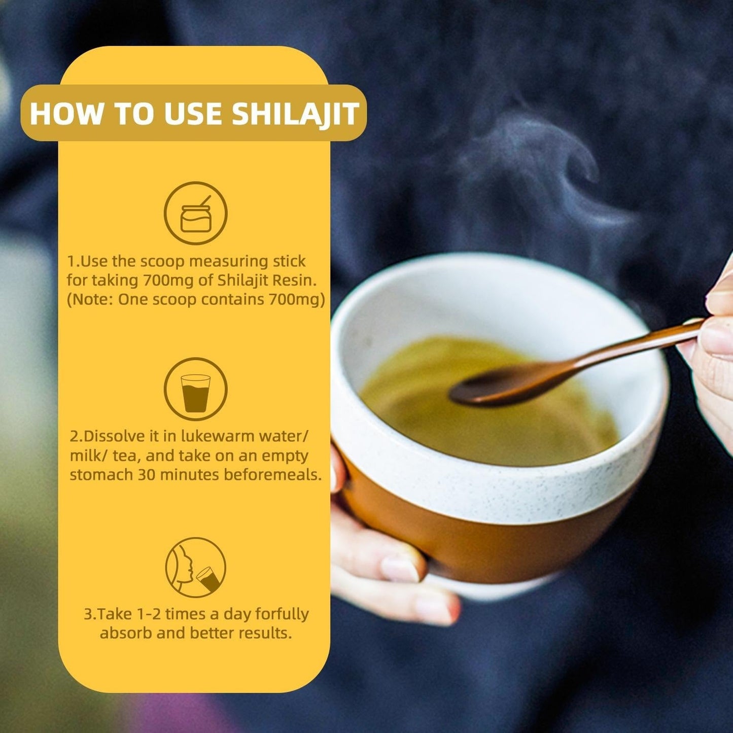 Pure Himalayan Shilajit Gummies with Ashwagandha Gokshura Herbal Energy & Vitality Supplement No Added Sugar | 60 Gummies