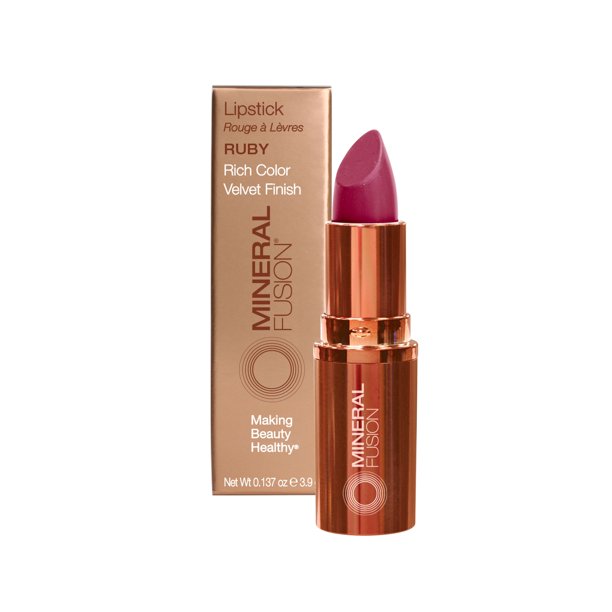 Mineral Fusion Lipstick in Ruby, 0.137 Oz