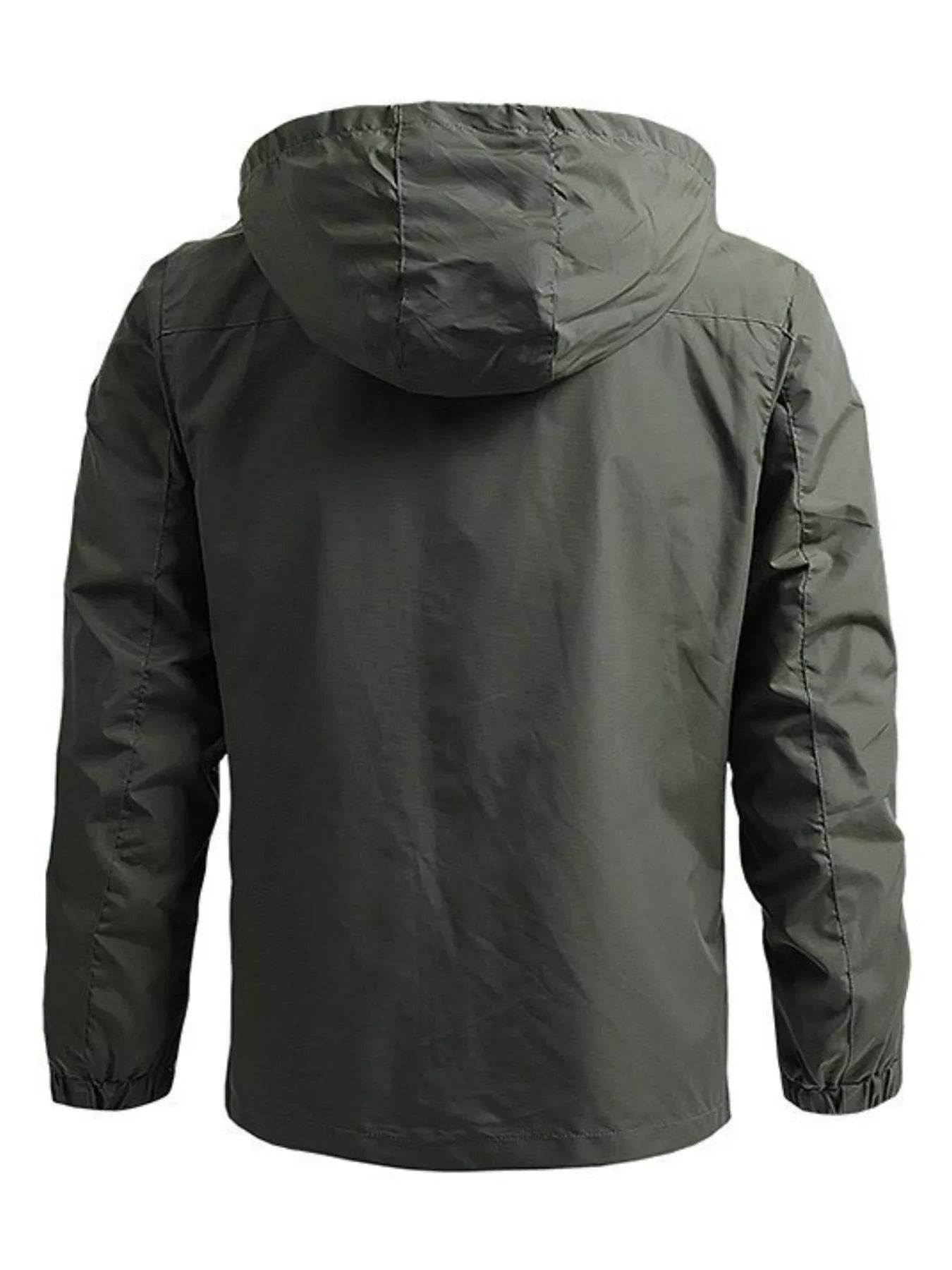 Men's Plus Size Outdoor Windproof Hooded Jacket