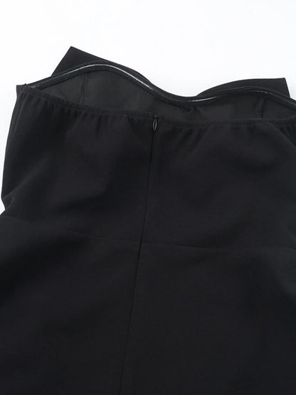 Bow Tube A-Line Mini Dress