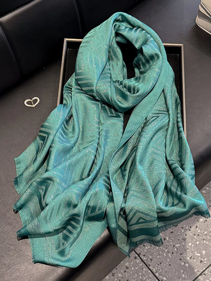 Raw Hem Lightweight Scarf