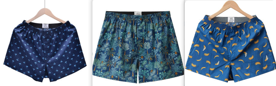 Men's Woven Printed Fashionable Home Shorts
