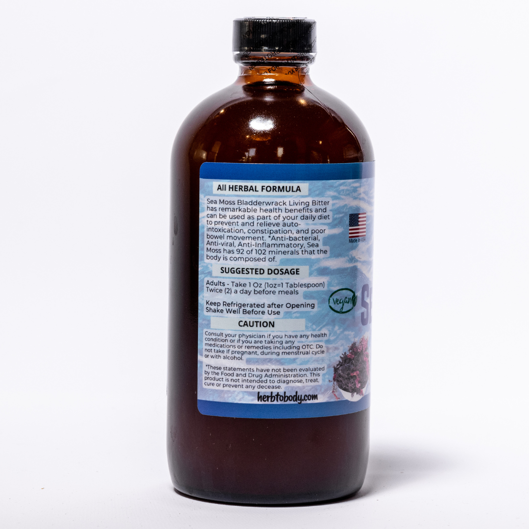 Super Sea Moss | Herbal Bitter | 16oz Bottle