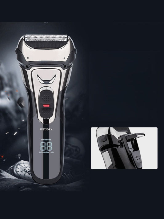 Electric Shaver with Digital Display