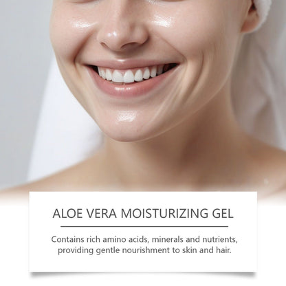 OceAura Aloe Vera Moisturizing Gel Gently Nourishes Facial Skin, Moisturizing And Refreshing Aloe Vera Gel