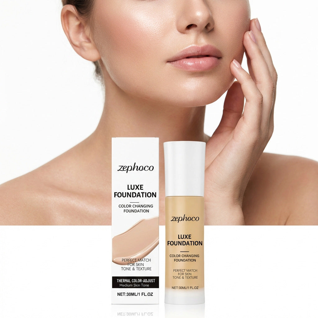 Temperature-Sensitive Color Adjusting Foundation Medium Skin Tone