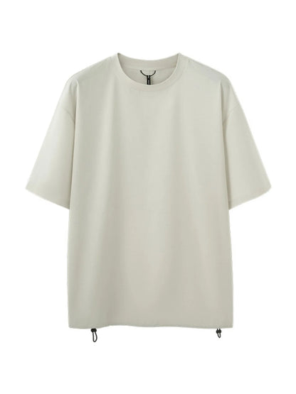 Men's Drawstring Hem Quick-Dry T-Shirt