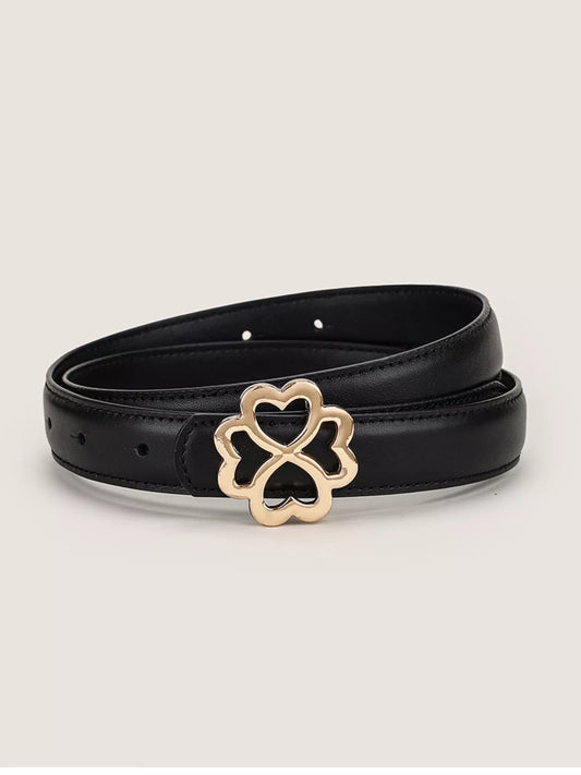 Clover Buckle Adjustable Belt