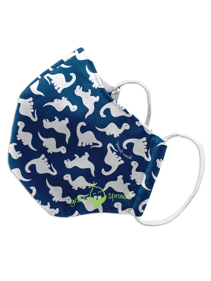 Green Sprouts Reusable Child Dinosaur Face Mask