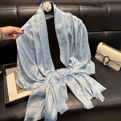 Raw Hem Scarf