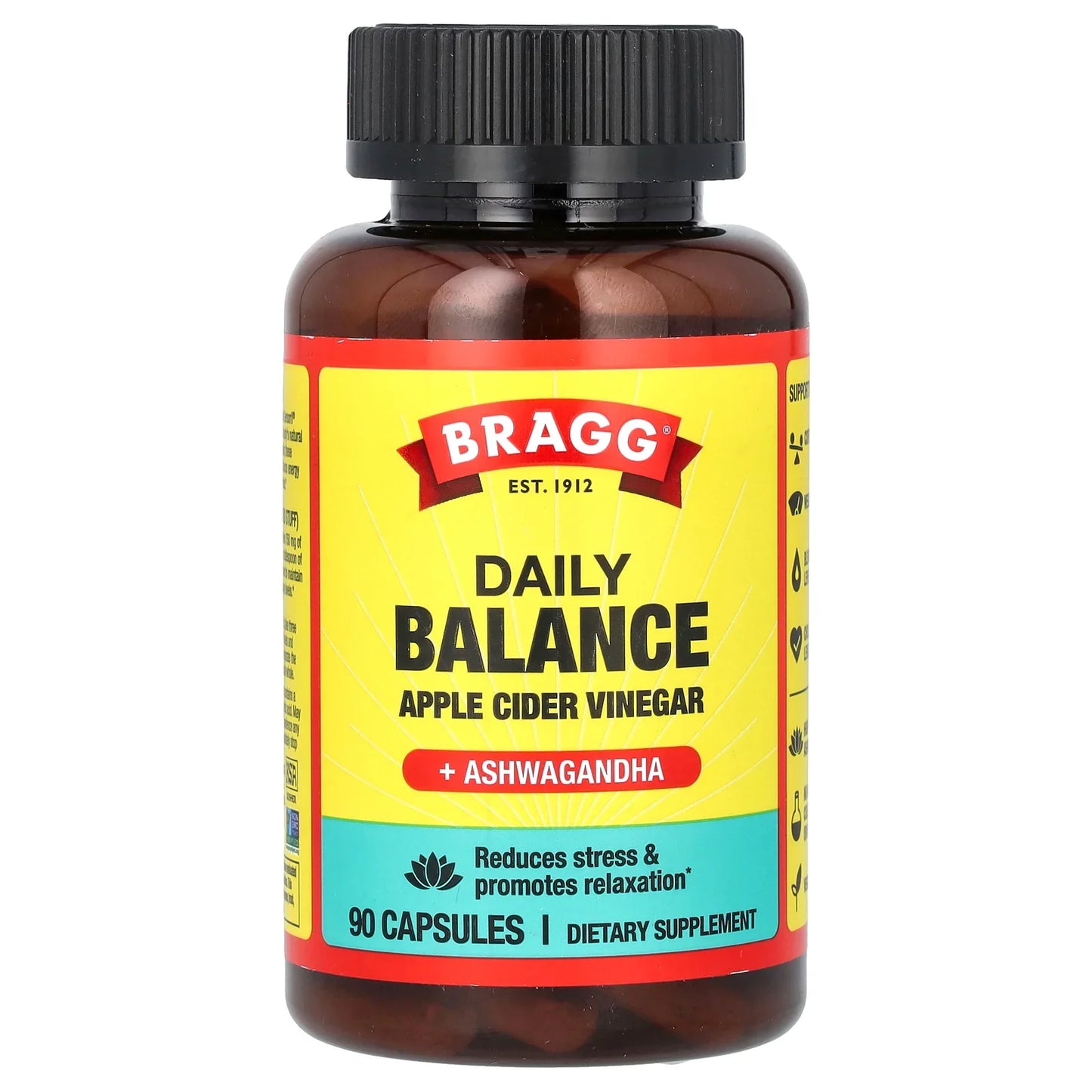 Bragg - Balance - Apple Cider Vinegar & Ashwagandha Capsules, 90 ct.