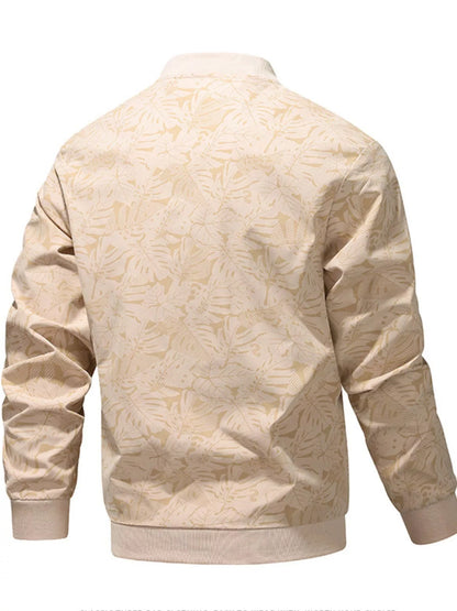Men's Plus Size Zip Up Lightweight Bomber Jacket
