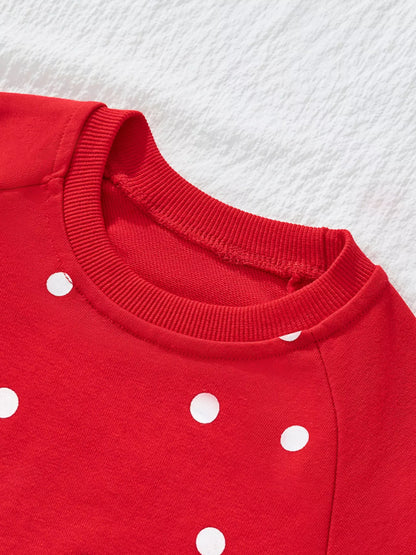 Children's Cute Cartoon Animal Crew Neck Sweatshirt
