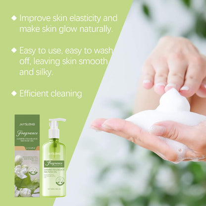 Jaysuing Lady Jasmine Fragrance Shower Gel For Body And Skin Cleansing, Lasting Fragrance, Refreshing And Moisturizing