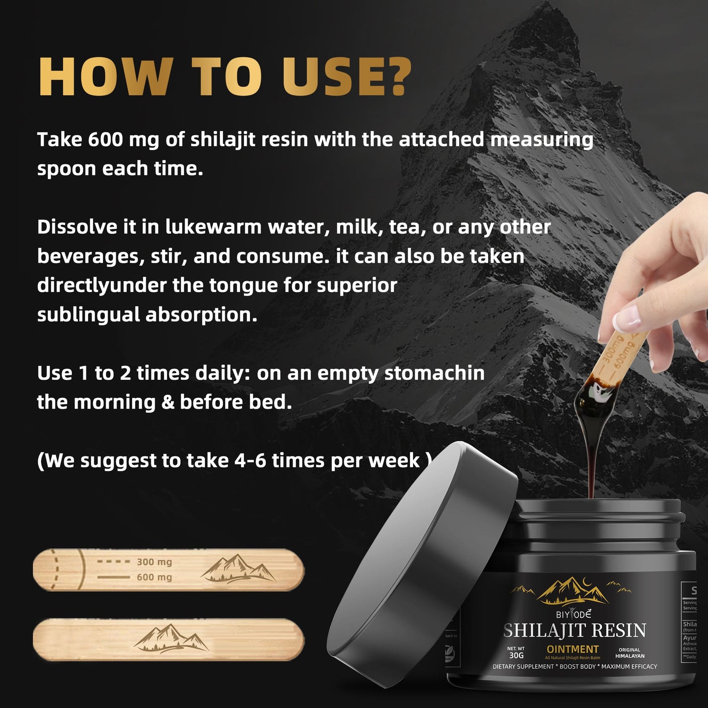 OEM Private Label Improving Energy Heart And Blood Pure Himalayan Natural Shilajit Resin Ointment Jam Health Supplement