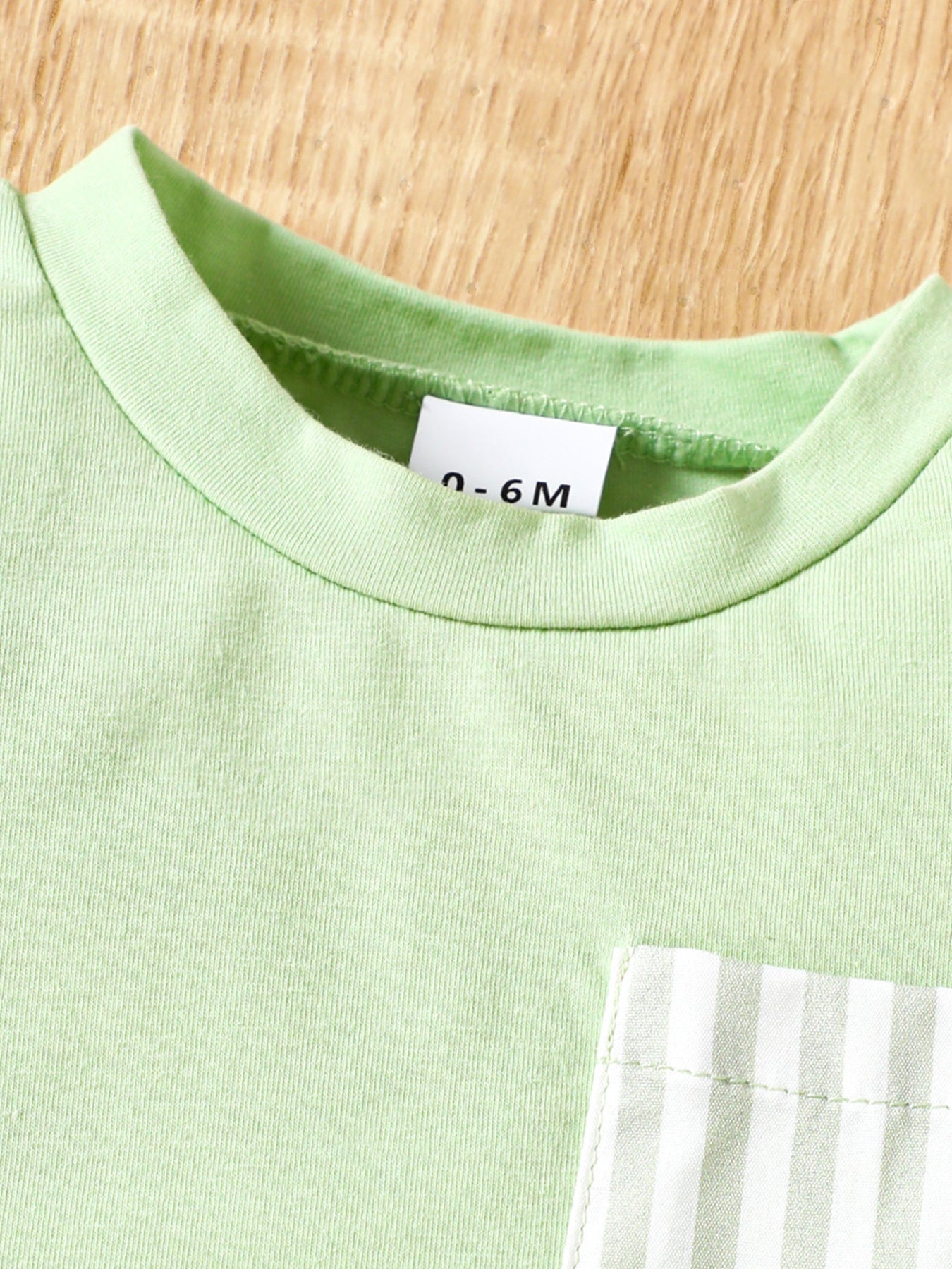 Children's Striped Pocket Tee and Shorts Set