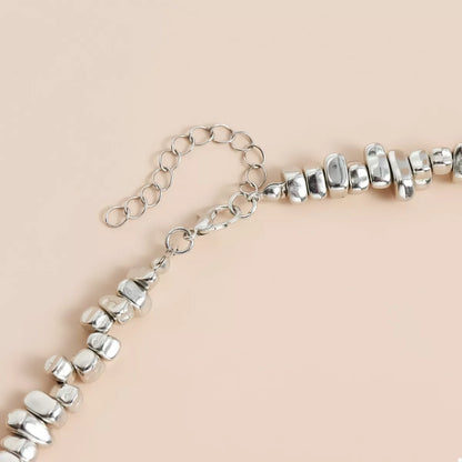 Silver-Plated Minimalist Pendant Necklace