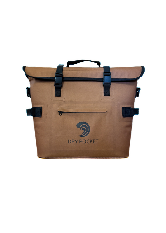 PRE-ORDER - ARRIVING IN OCTOBER Coyote Brown - Auto-Sealing, Waterproof, Floating, Scent Proof Day-Pack Cooler