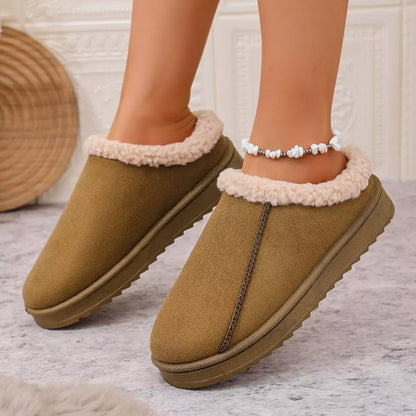 Cozy Plush Lined Clog Slippers