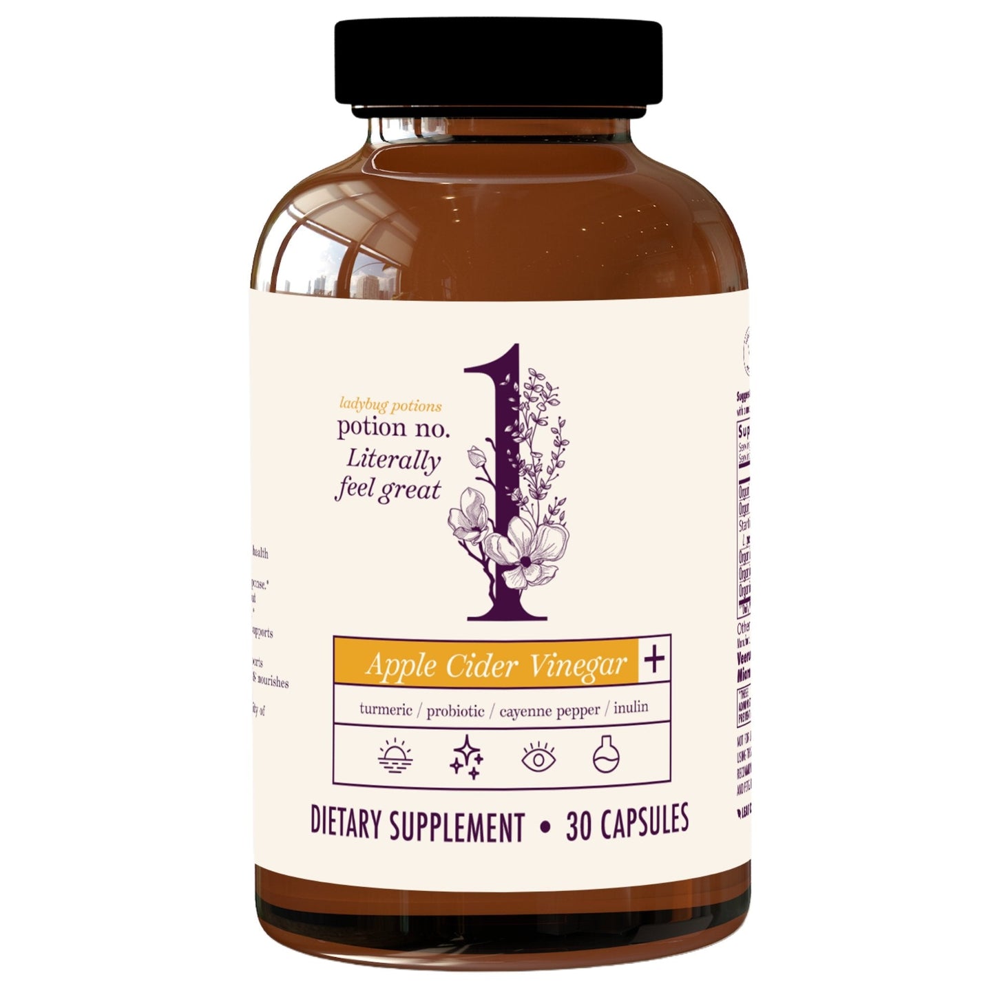 Ladybug Potions Supp Feel Gr8 ACV Plus 30 Pack