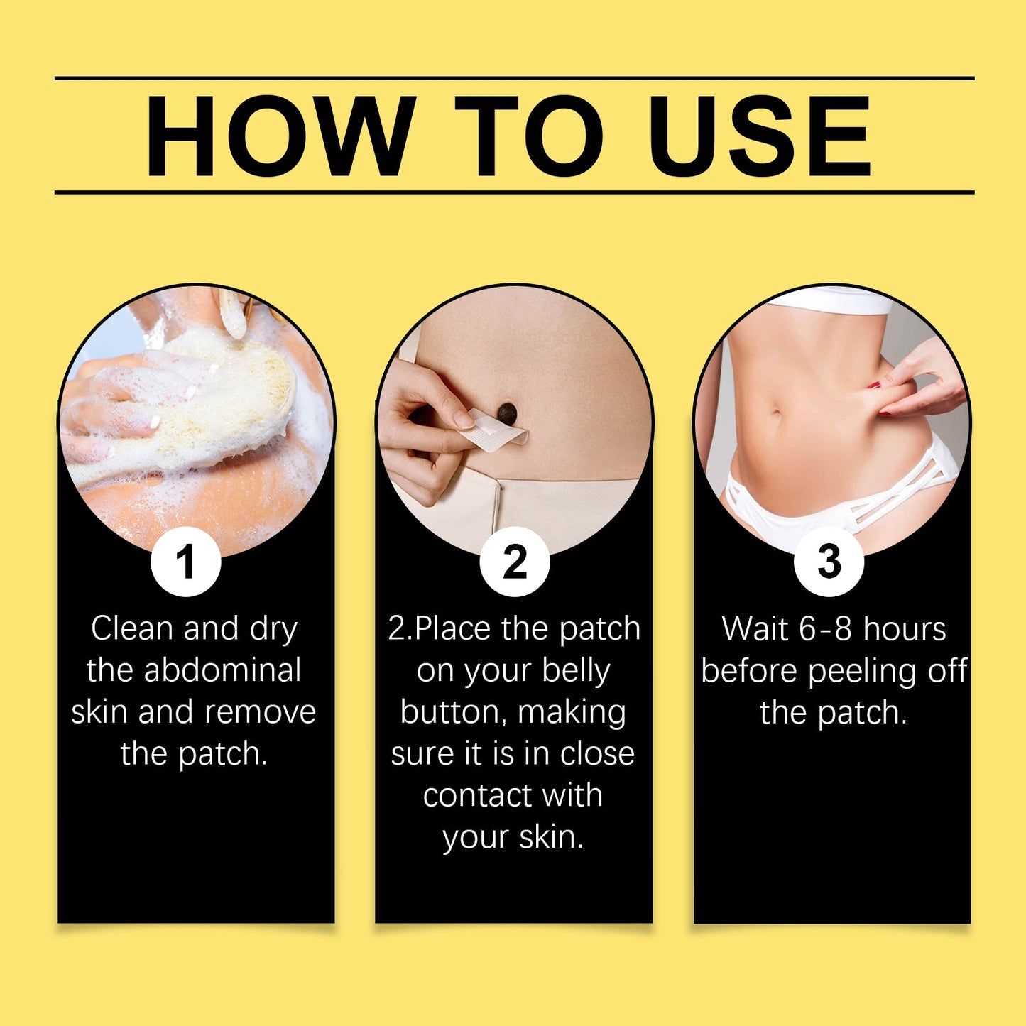 West Month Beevenom Slimming Patch Tightens, Lifts Belly And Draws In Belly To Shape Light, Beautiful And Considerate