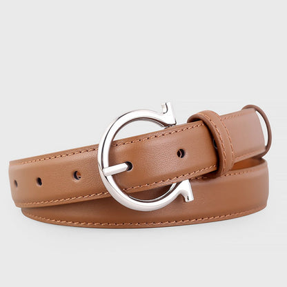 Buckle Leather Belt