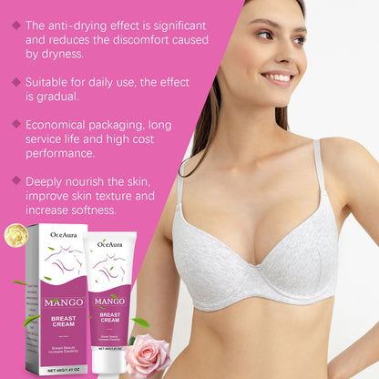 OceAura Breast Massage Cream Breast Skin Massage Nourishes Smooth Skin And Gently Protects Women's Beauty