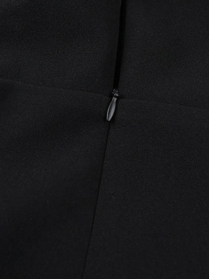Bow Tube A-Line Mini Dress