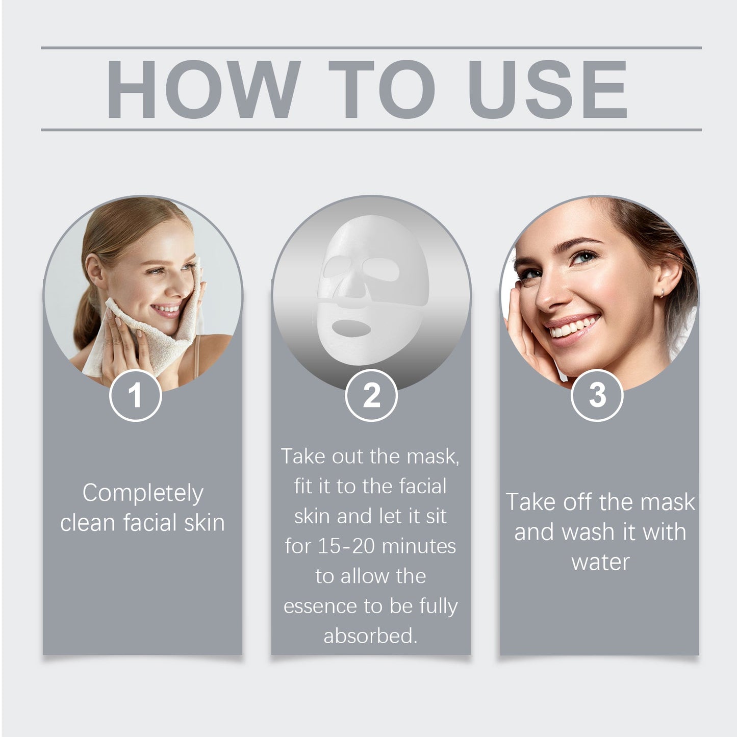 EELHOE Firming Collagen Mask (Bag) Moisturizing, Hydrating And Firming Three-In-One Mask Nourishes And Smooths The Skin