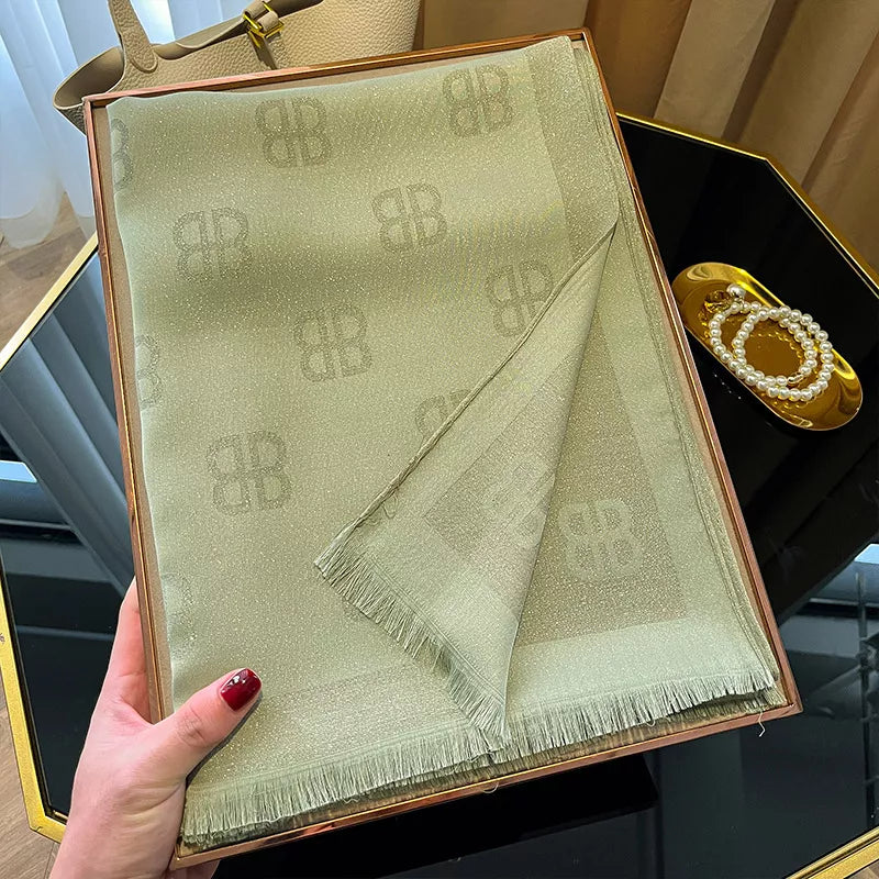 Raw Hem Scarf