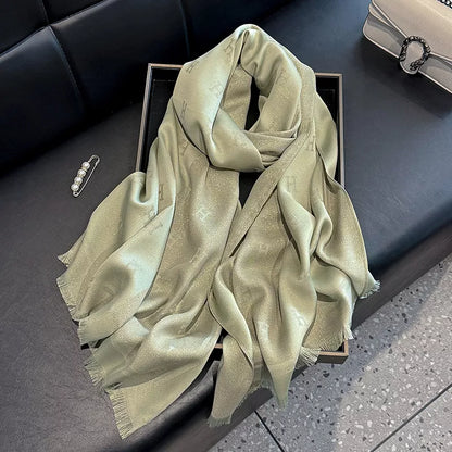 Raw Hem Scarf