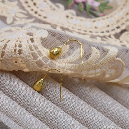 18K Gold-Plated Teardrop Earrings