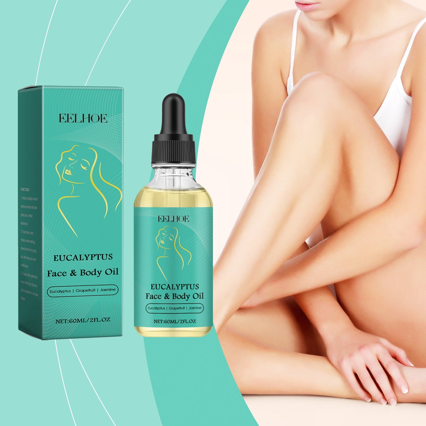 EELHOE Body Nourishing Oil Nourishes And Moisturizes The Whole Body Skin