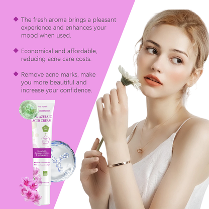 West&Month Azelaic Acid Cream Daily Acne Gentle Cleansing And Repair Skin Smooth And Moisturizing Cream