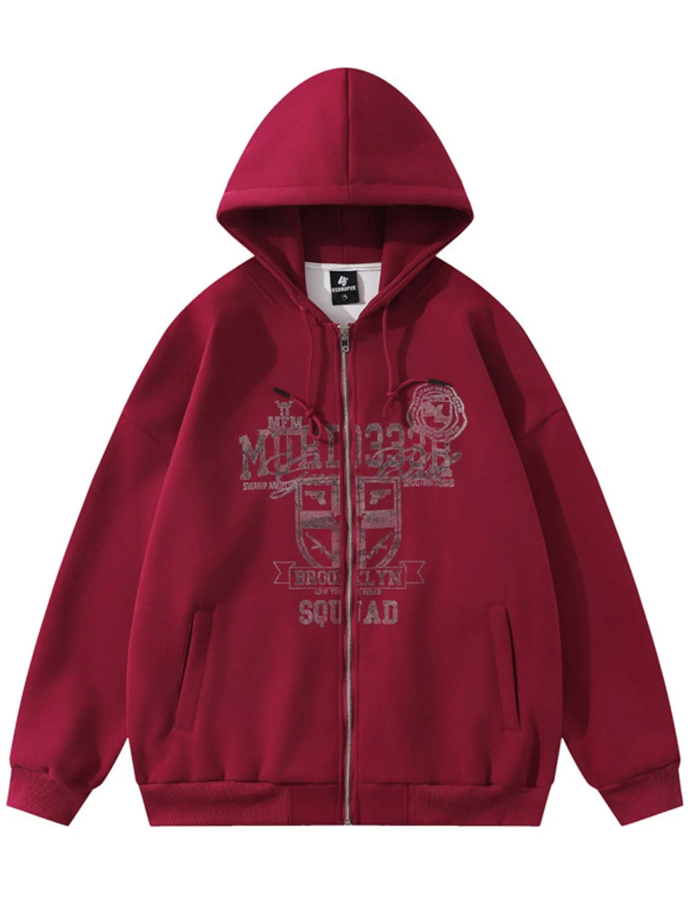 Men's Zip-Up Hooded Jacket